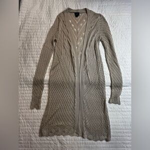 NWOT Daytrip crochet open knit duster cardigan